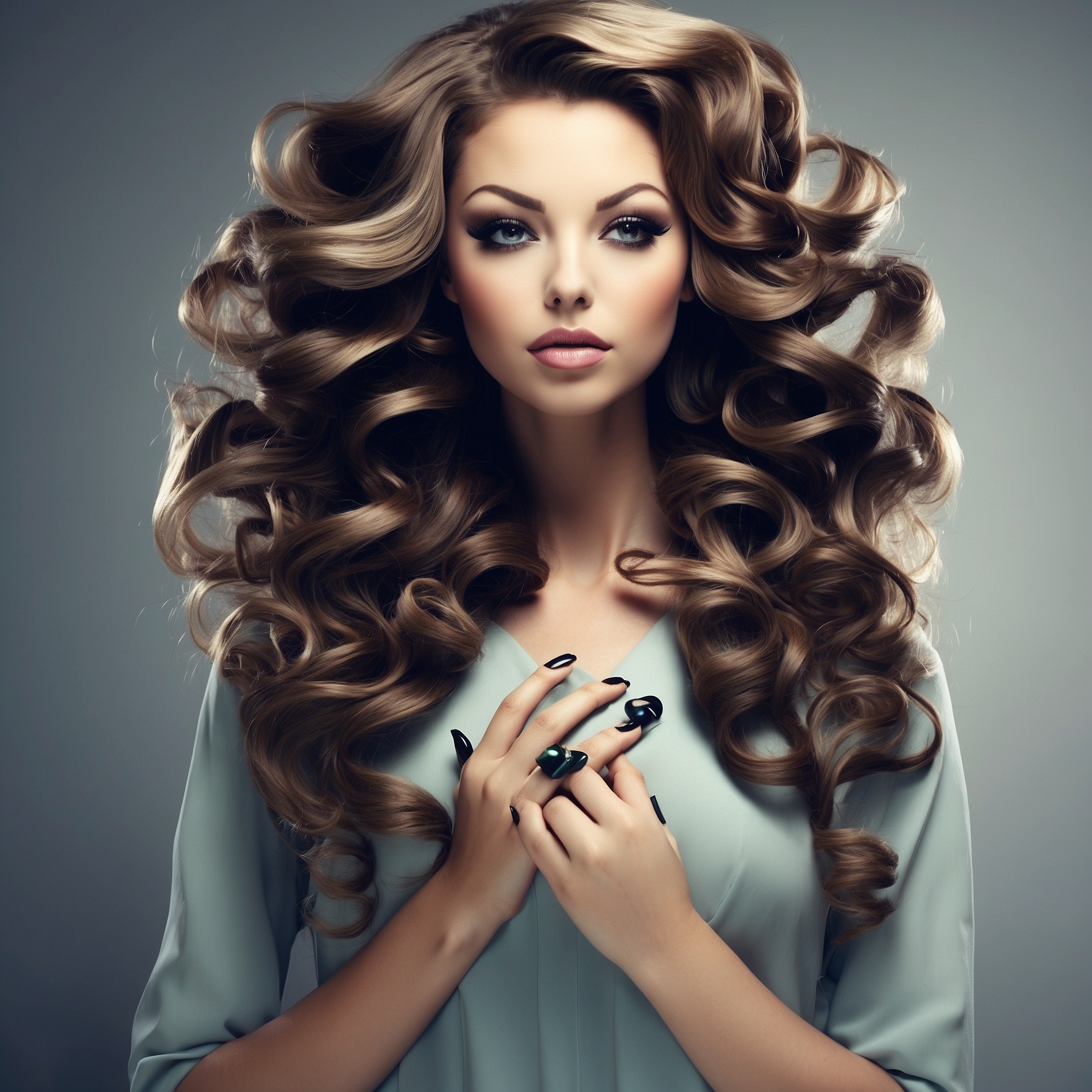 Leonardo_Diffusion_XL_hairstyle_manicure_wallpaper_0